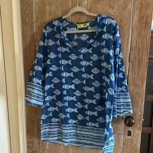 Rock Flower Paper tunic